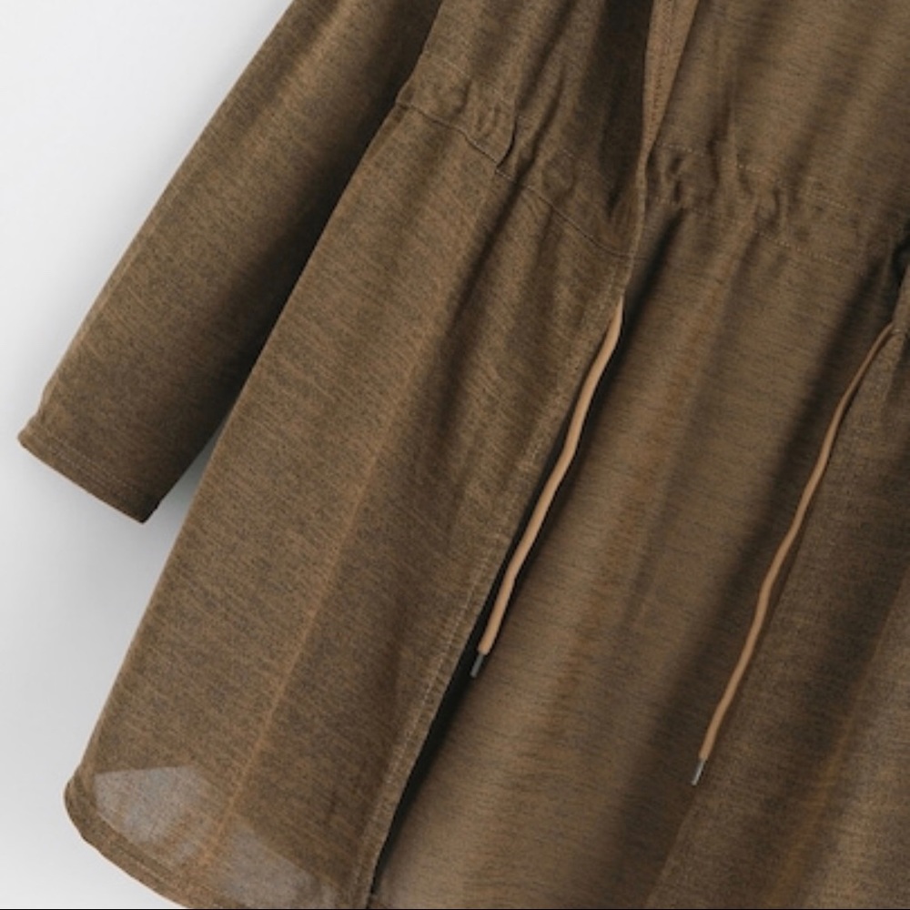 ❤️ 3 for $15 ❤️ Green Hooded Cardigan - Picture 4 of 7